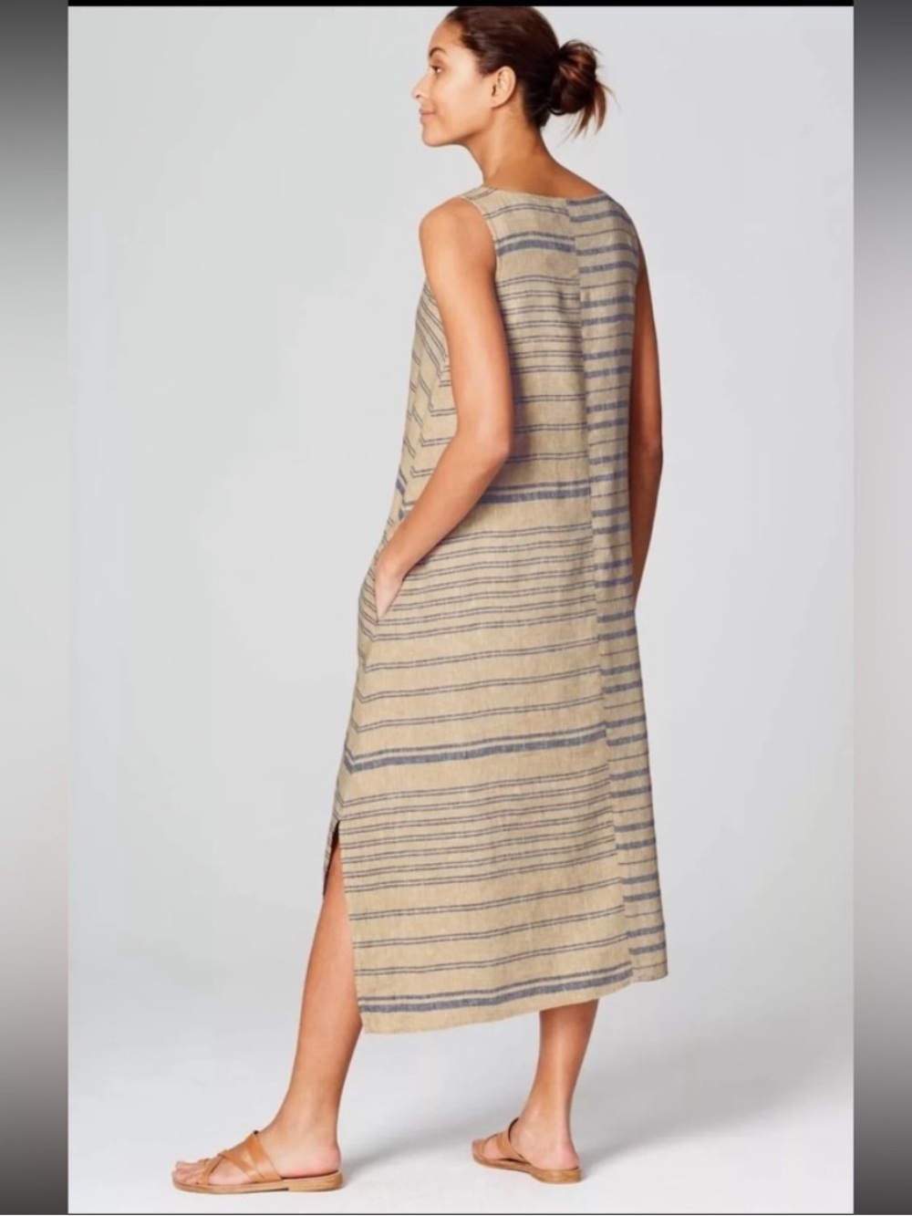 Pure Jill Linen Shift Dress